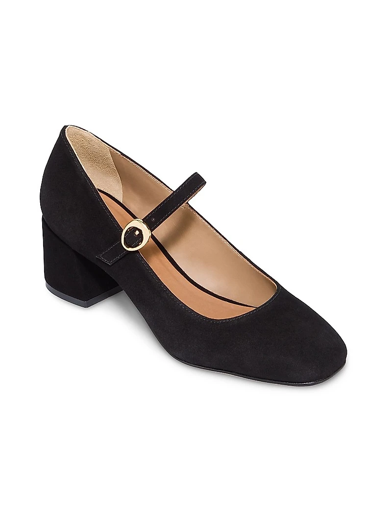 Ancona Mary Jane Block Heels