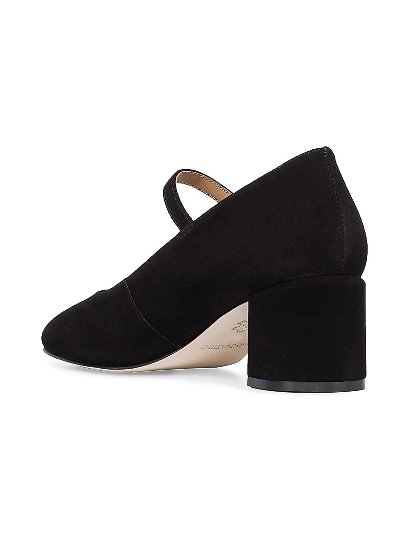 Ancona Mary Jane Block Heels