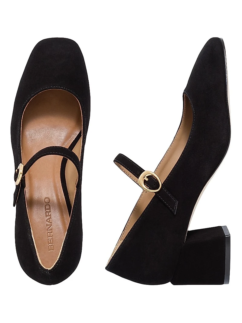 Ancona Mary Jane Block Heels