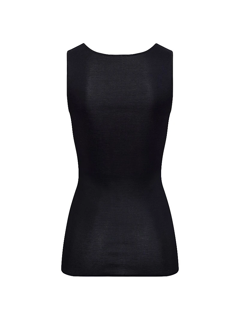 Cotton Delight Lace-Trim Tank