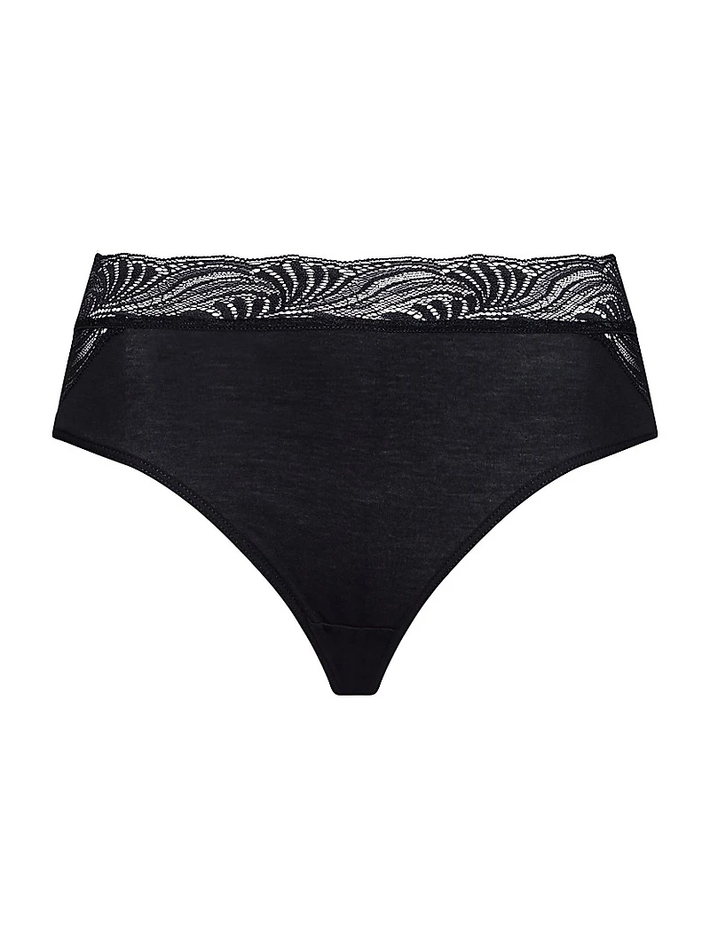 Cotton Delight Lace-Trim Briefs