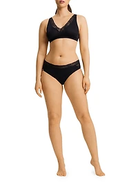 Cotton Delight Lace-Trim Briefs