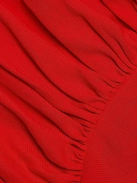 Anve Gathered Long-Sleeve Top