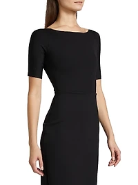 Neoprene Boatneck Bodysuit