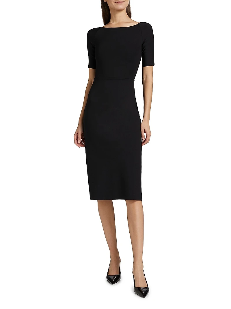 Neoprene Boatneck Bodysuit