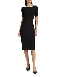 Neoprene Boatneck Bodysuit