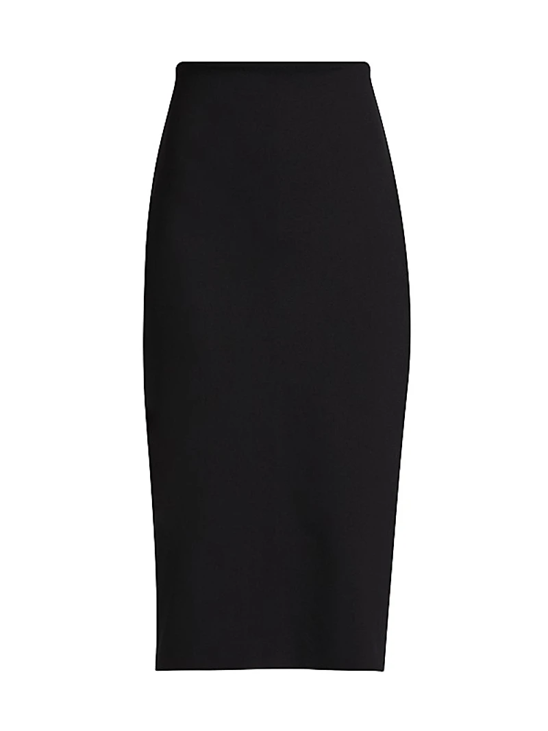 Neoprene Midi-Skirt