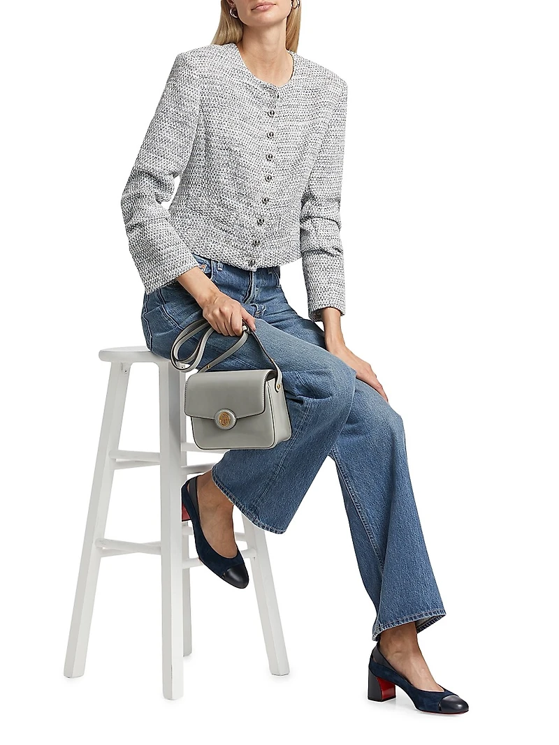 Piera Ruched-Sleeve Jacket
