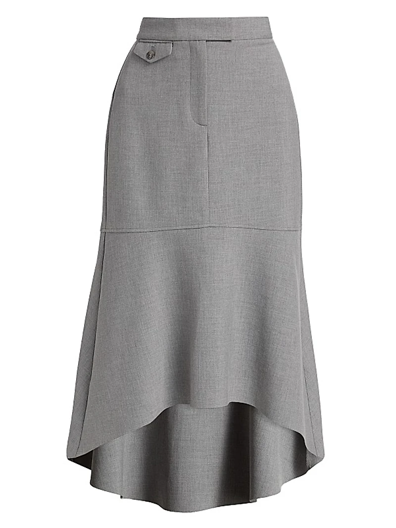Nicolette High-Low Midi-Skirt