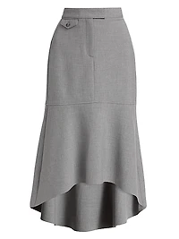 Nicolette High-Low Midi-Skirt