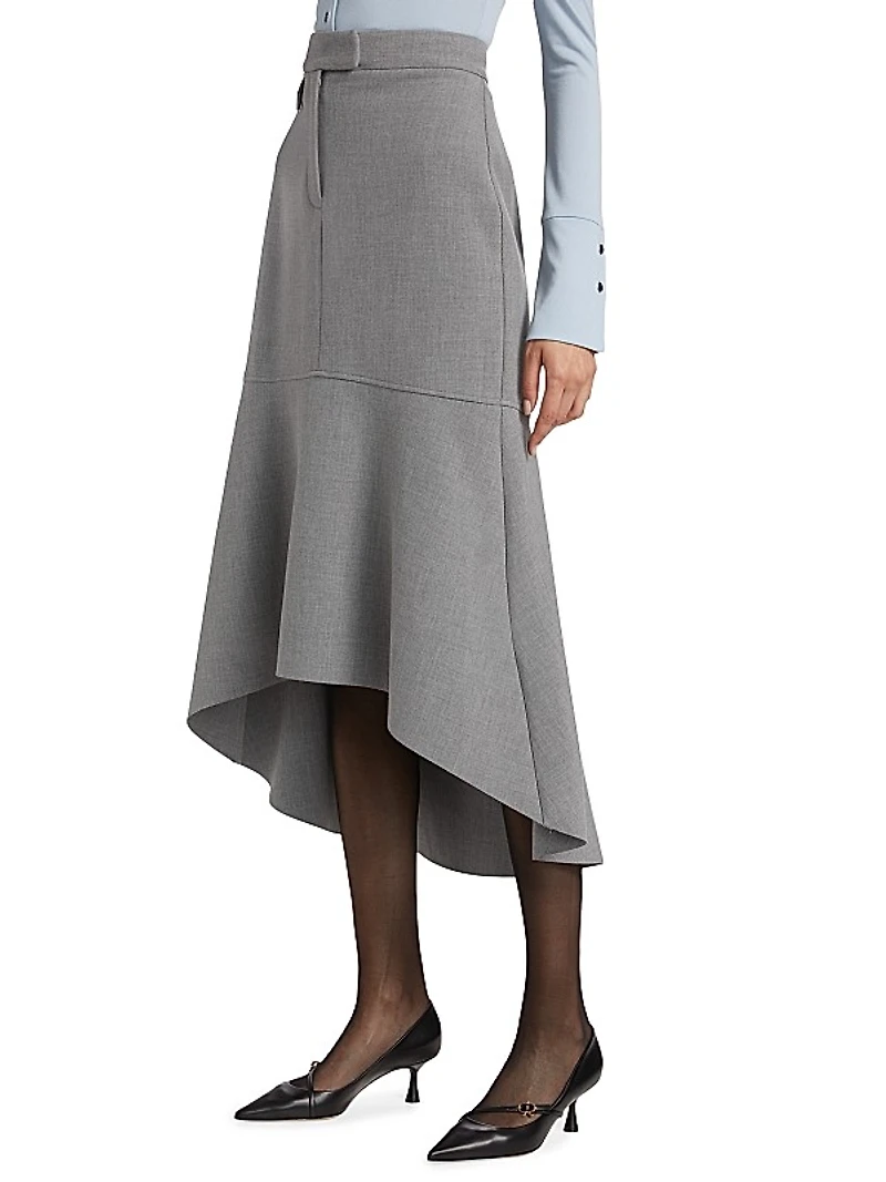 Nicolette High-Low Midi-Skirt