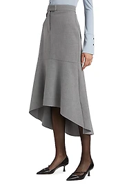 Nicolette High-Low Midi-Skirt
