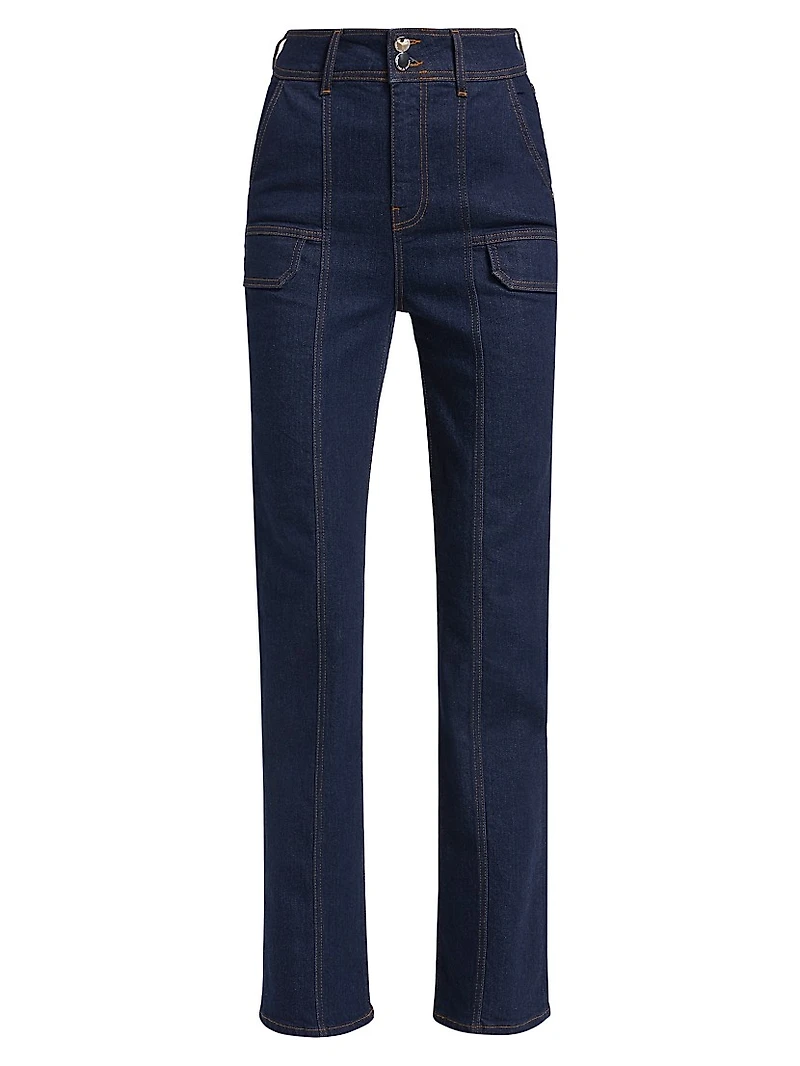 Charles High-Rise Flared Jeans