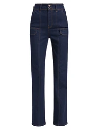 Charles High-Rise Flared Jeans
