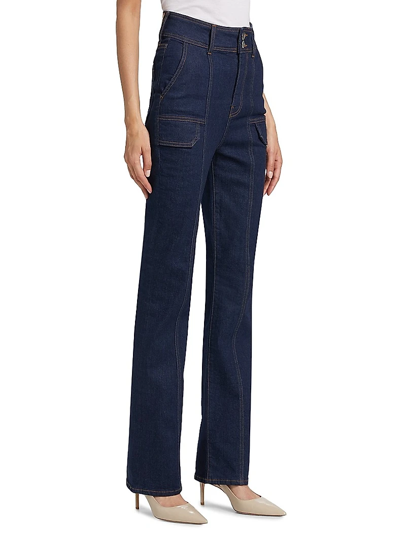 Charles High-Rise Flared Jeans