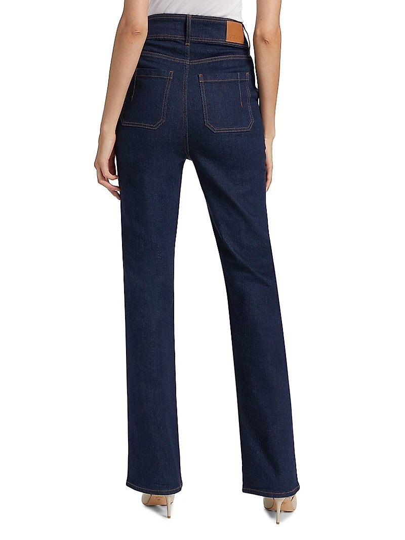 Charles High-Rise Flared Jeans