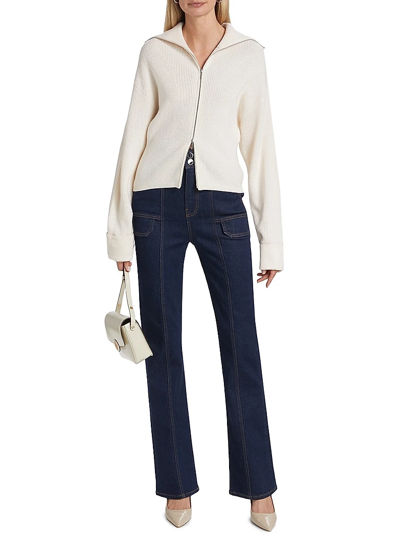 Charles High-Rise Flared Jeans