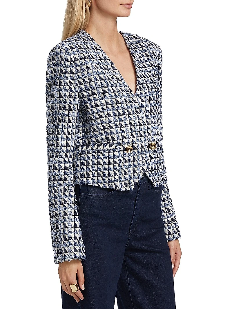 Marcel Tweed Two-Button Jacket