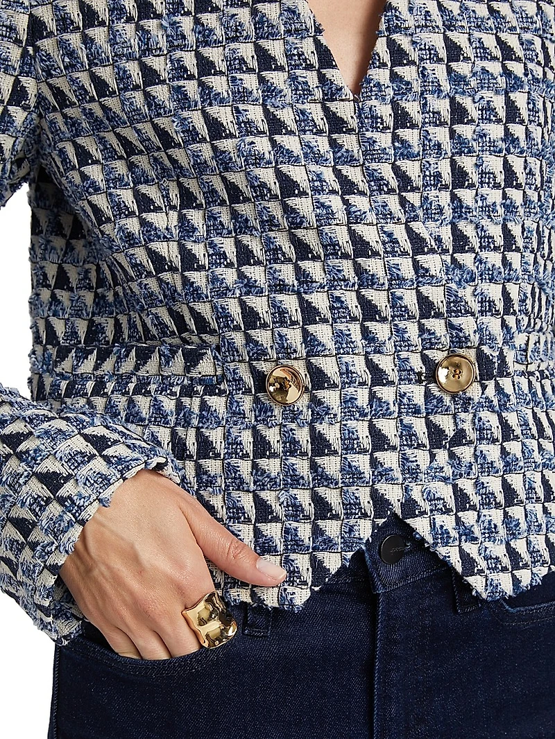 Marcel Tweed Two-Button Jacket