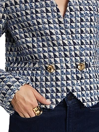 Marcel Tweed Two-Button Jacket