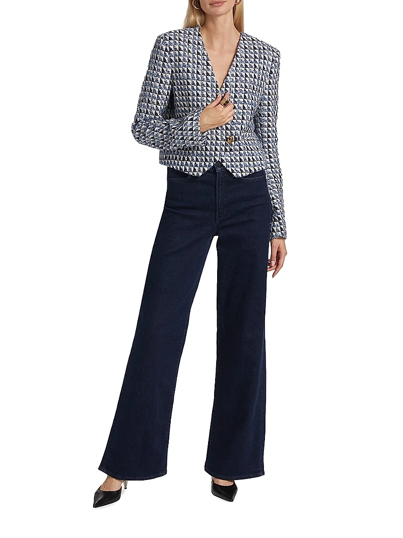 Marcel Tweed Two-Button Jacket