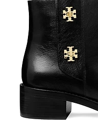 T-Lock Leather Ankle Boots