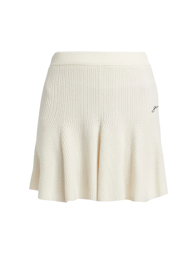 Wool & Cashmere Miniskirt
