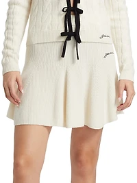 Wool & Cashmere Miniskirt