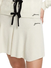 Wool & Cashmere Miniskirt