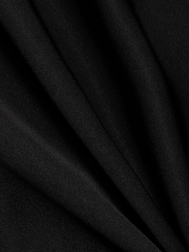 Gale Satin High-Rise Bias Pants