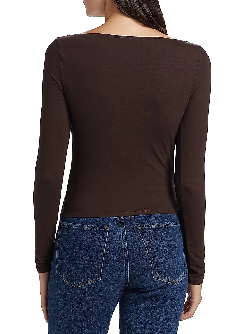 Wiley Boatneck Knit Top