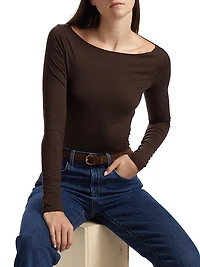 Wiley Boatneck Knit Top