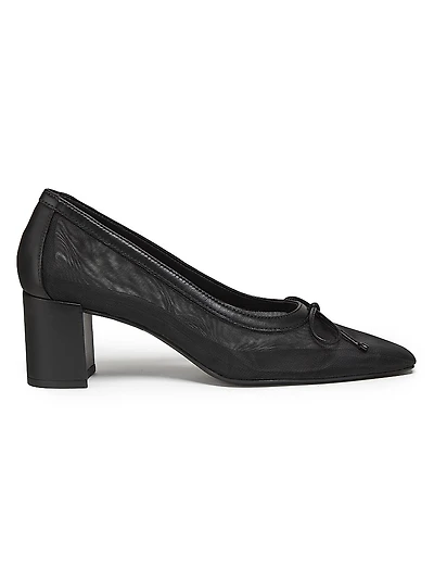 Arissa 65MM Block Mesh Pumps