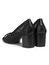 Arissa 65MM Block Mesh Pumps