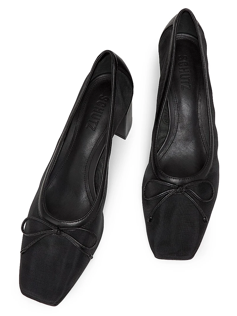 Arissa 65MM Block Mesh Pumps