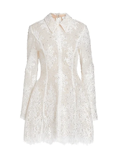 Adelaide Lace Appliqué Minidress