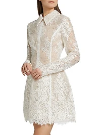 Adelaide Lace Appliqué Minidress