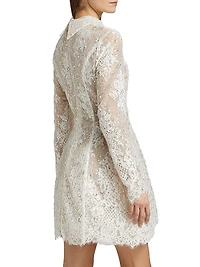 Adelaide Lace Appliqué Minidress