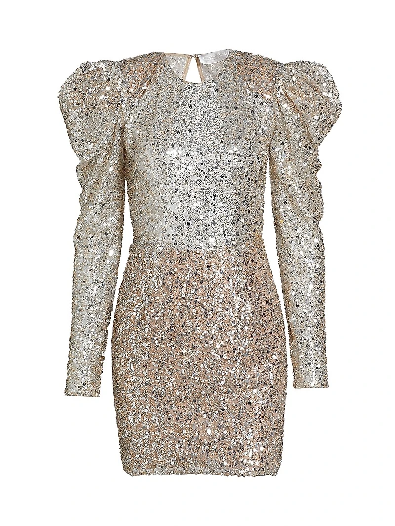 Tessa Metallic Sequin Minidress