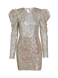 Tessa Metallic Sequin Minidress