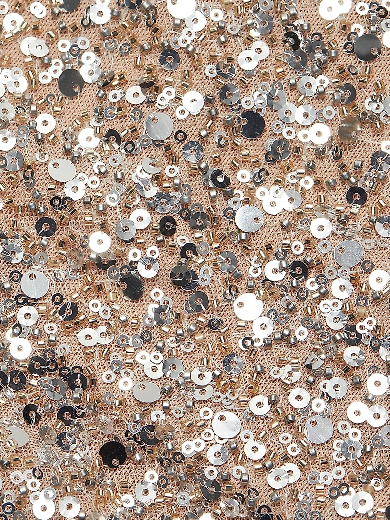 Tessa Metallic Sequin Minidress