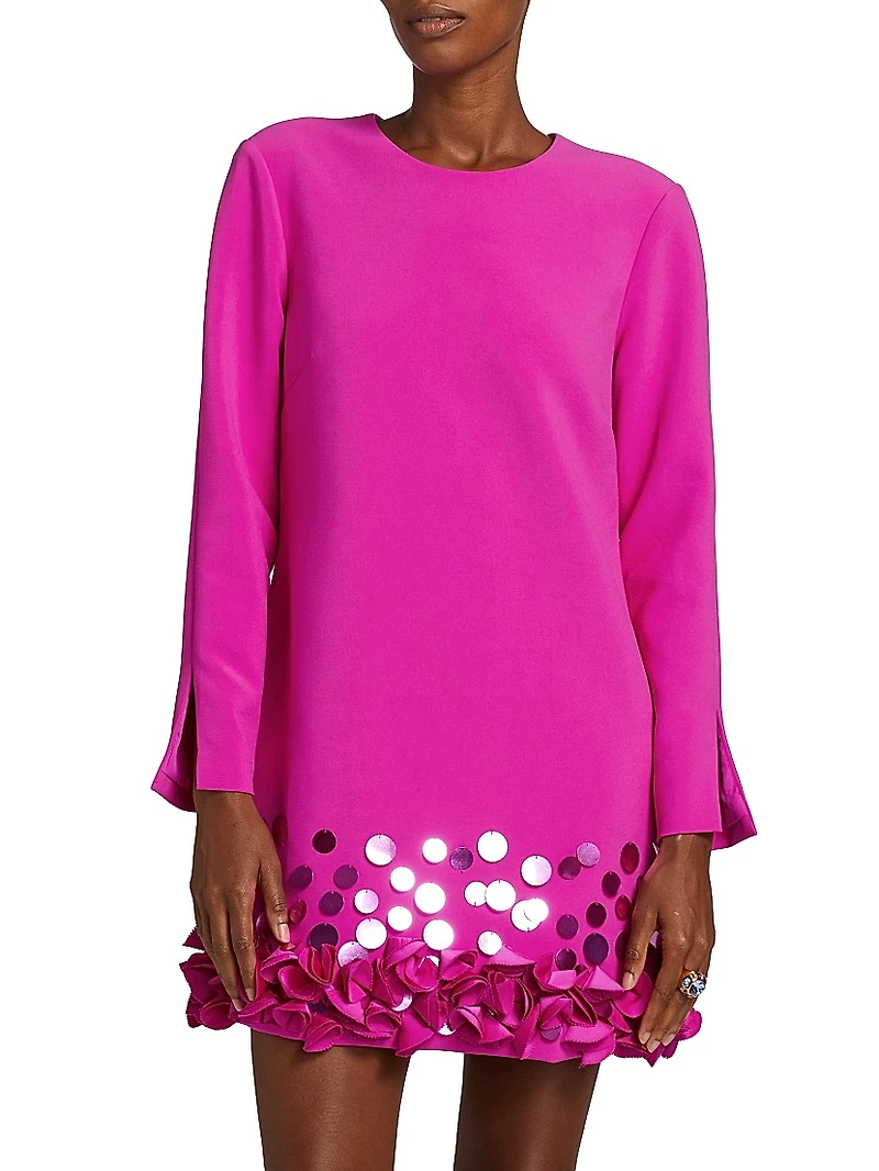 Lily Sequin Petal Shift Dress