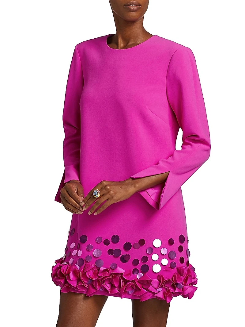 Lily Sequin Petal Shift Dress