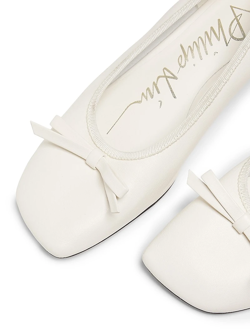 3.1 Phillip Lim ID Soft Ballerina 50MM Crescent-Heel Pumps