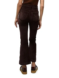 Carson Velvet Ankle Flare Pants