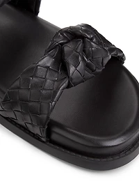 Kareena Knot Leather Sandals