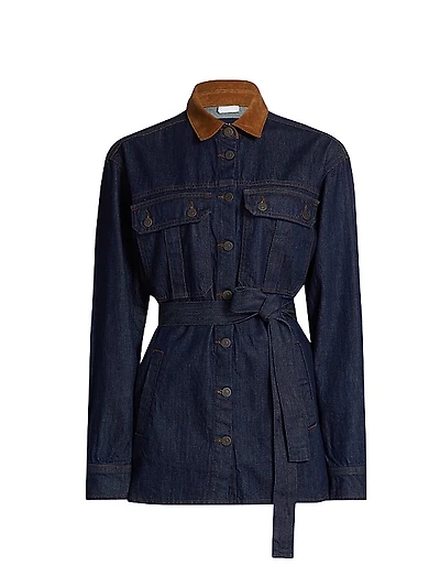 Mikaela Denim Shirt Jacket