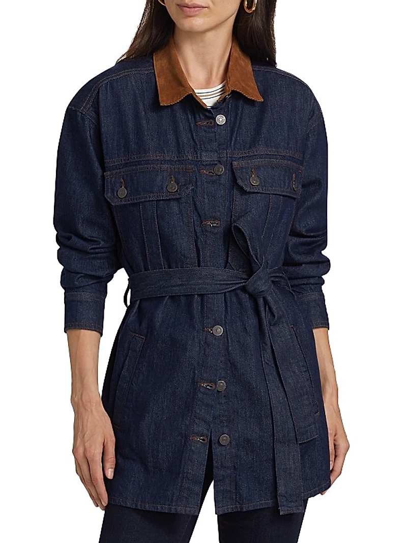 Mikaela Denim Shirt Jacket