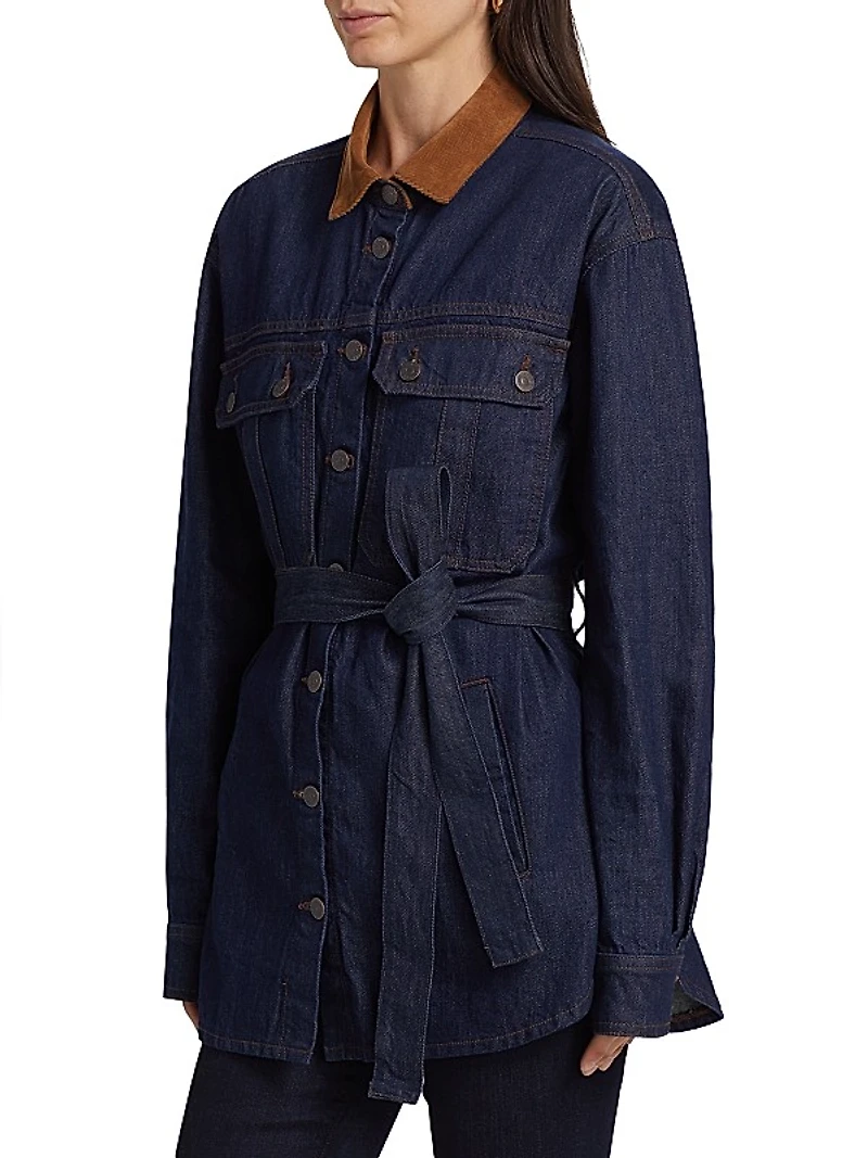 Mikaela Denim Shirt Jacket