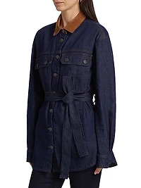 Mikaela Denim Shirt Jacket